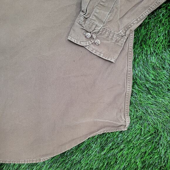 Vintage 90s CARHARTT Rugged Button Shirt 3XL 29x32 Baggy USA - Picture 15 of 16